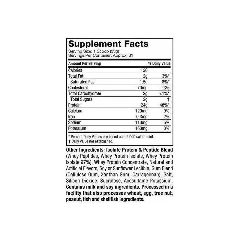 Nitro Tech Whey 4 LB MuscleTech - ELITE NUTRITION