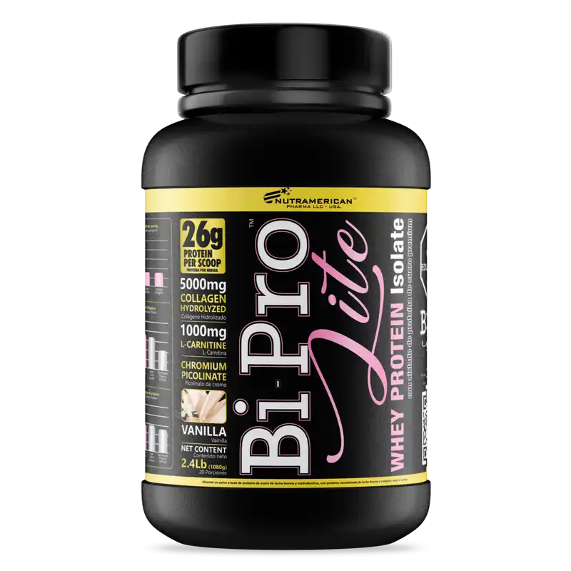 BiPro Lite 2,4 Lb Proteína de suero de leche + Colágeno hidrolizado