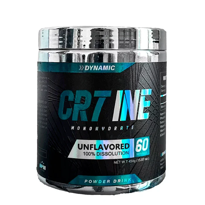 CR7INE Monohidrato de creatina 70 Servicios - ELITE NUTRITION