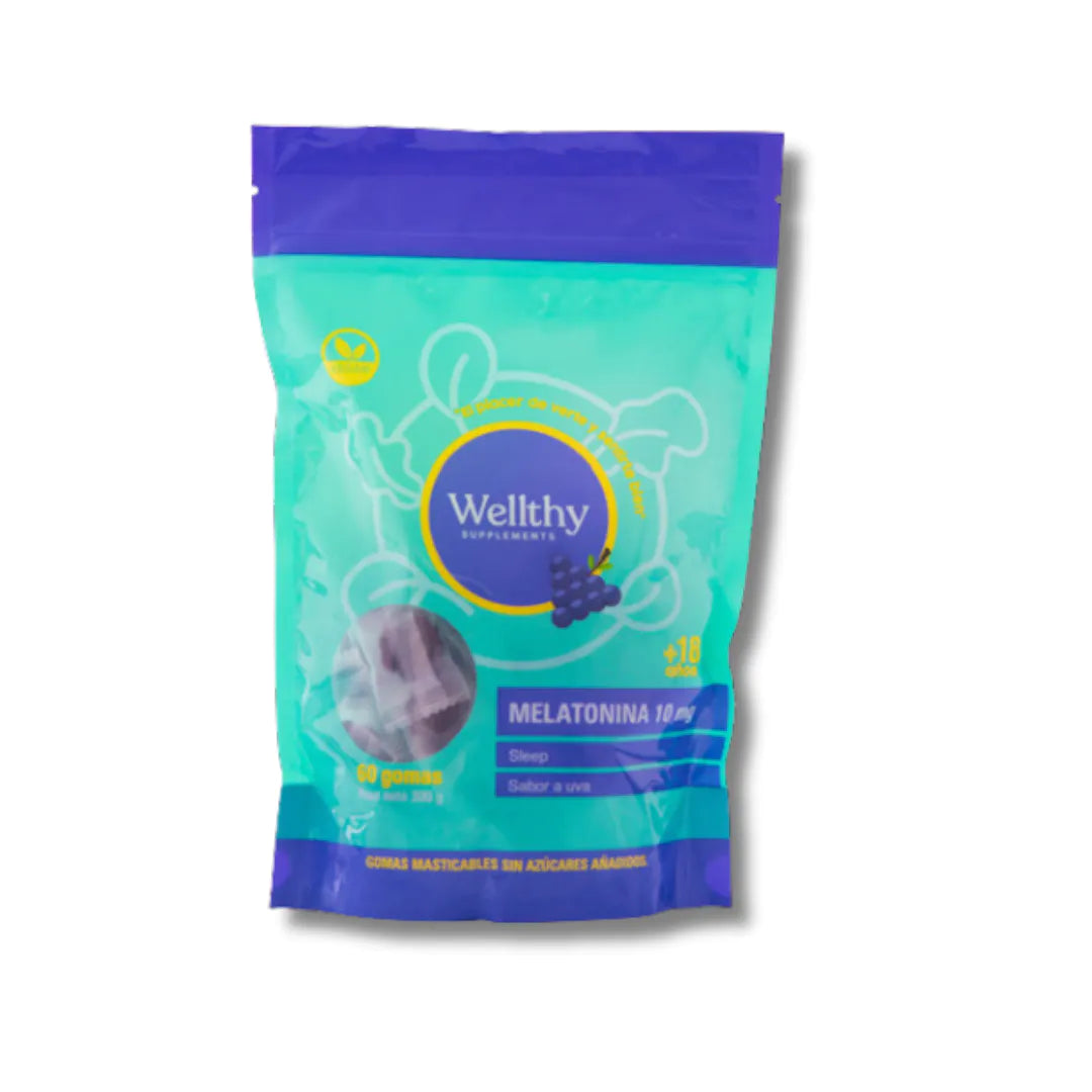 Gomas Melatonina Wellthy 10 mg - ELITE NUTRITION