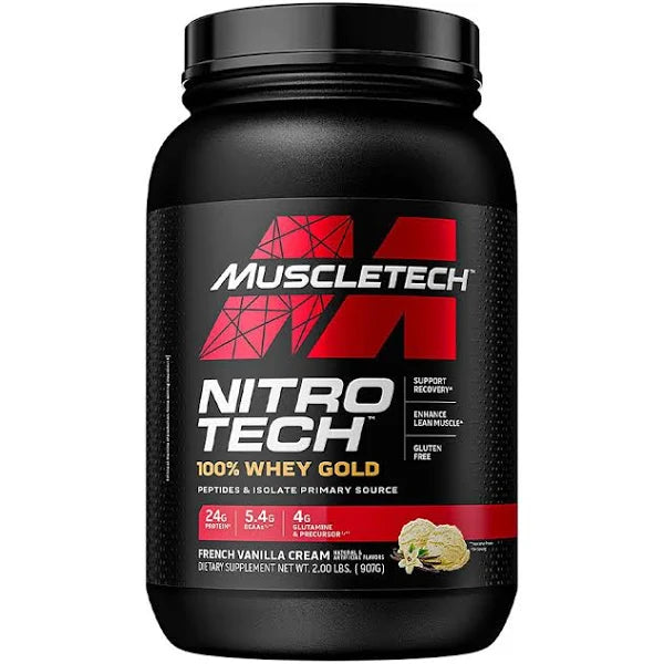 Nitro Tech 100 Whey Gold 2 Lb - ELITE NUTRITION