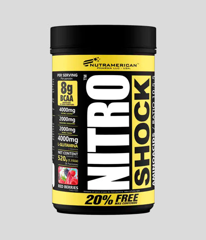 Nitro Shock Aminoácidos Ramificados y Glutamina