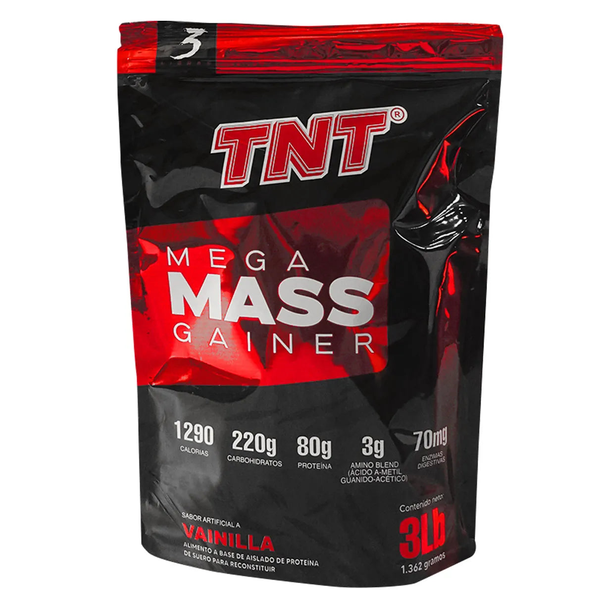 TNT Mega Mass Gainer 3 Lb - ELITE NUTRITION