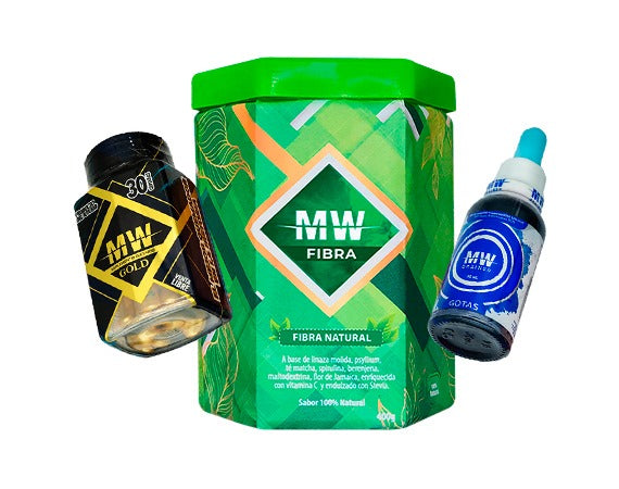 Tripleta MW Quemador Gold MW Fibra MW y Drenador
