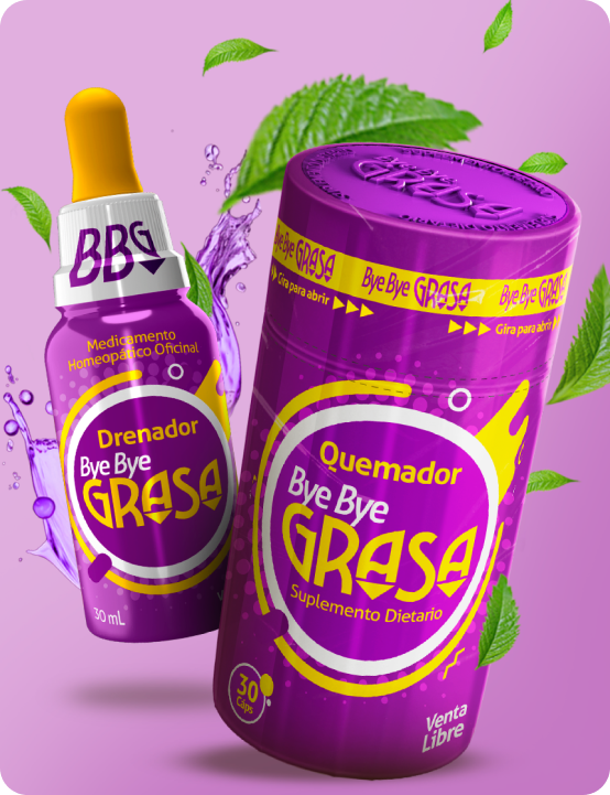 Quemador Bye Bye Grasa, Drenador Bye Bye Grasa