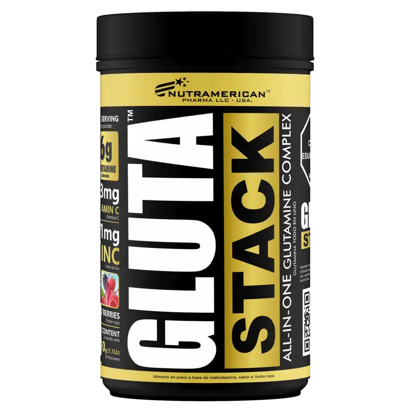 Gluta Stack 1 LB de Nutramerican - ELITE NUTRITION