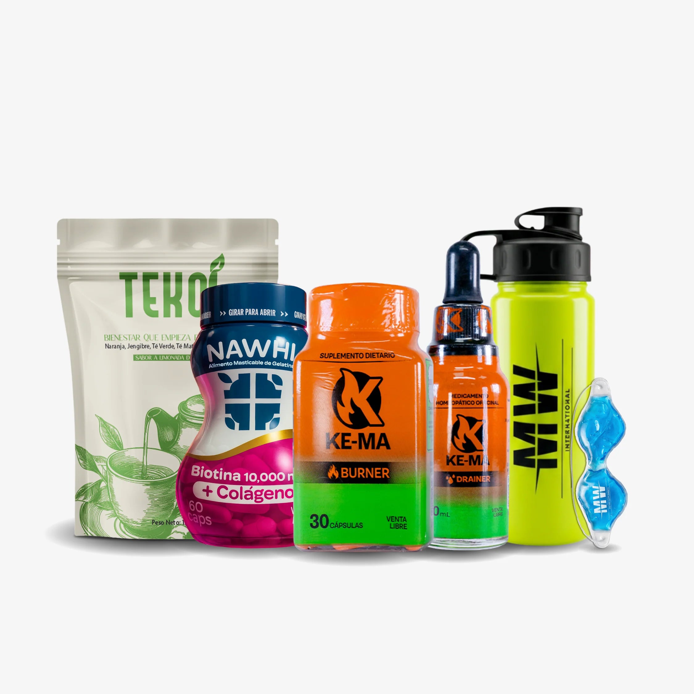 Duo Ke-Ma + Biotina + Tekoi + Gafas + Termo