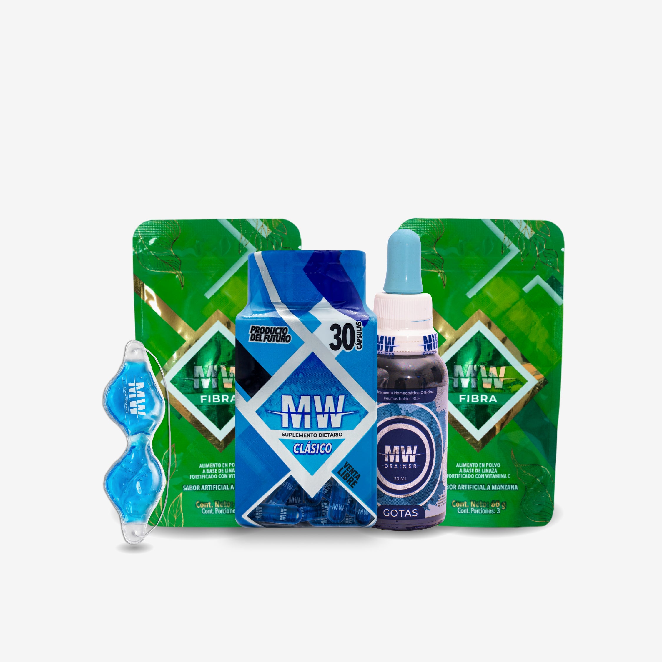 Mw Classic + Drenador + Gafas + 2 Sachets de Fibra