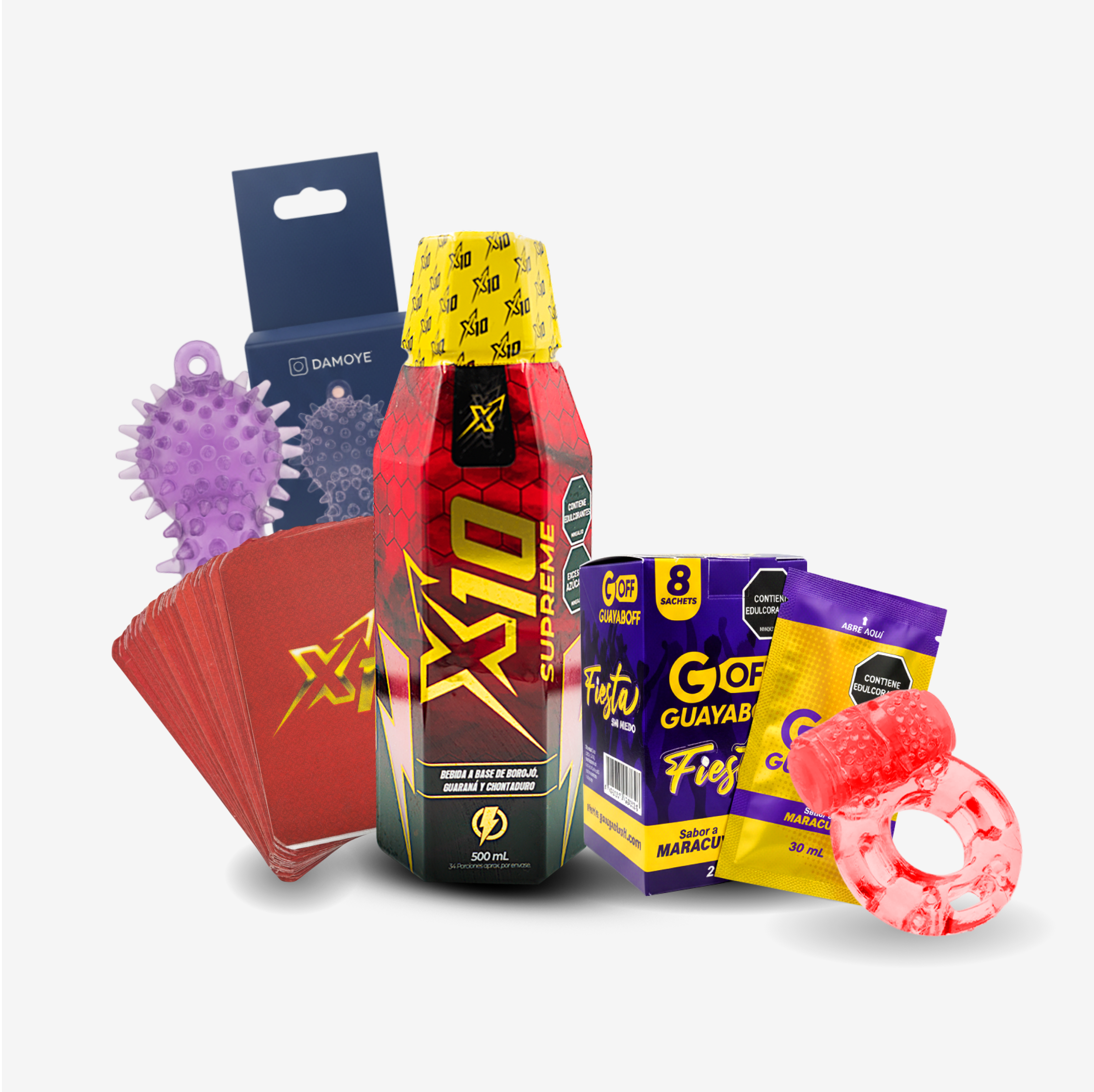 X10 Supreme + Caja Guayaboff + Anillo + Cartas + Medusa