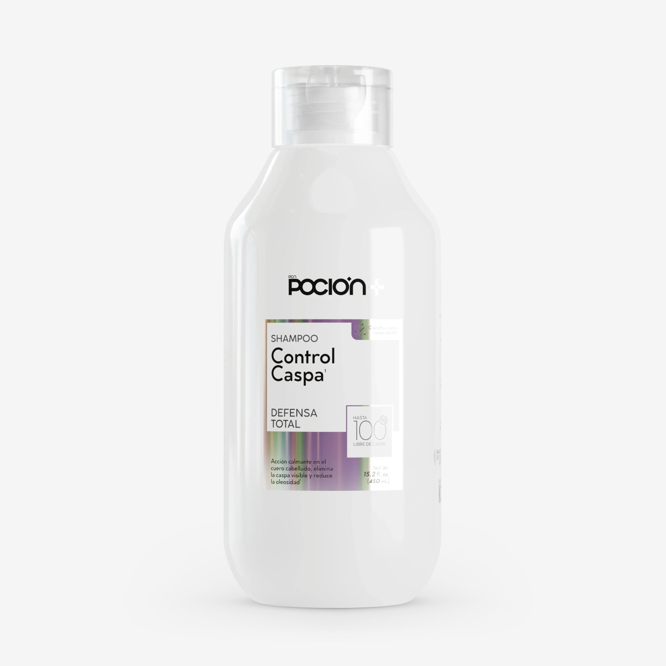 Shampoo La Poción Control Caspa Defensa Total 450 ml
