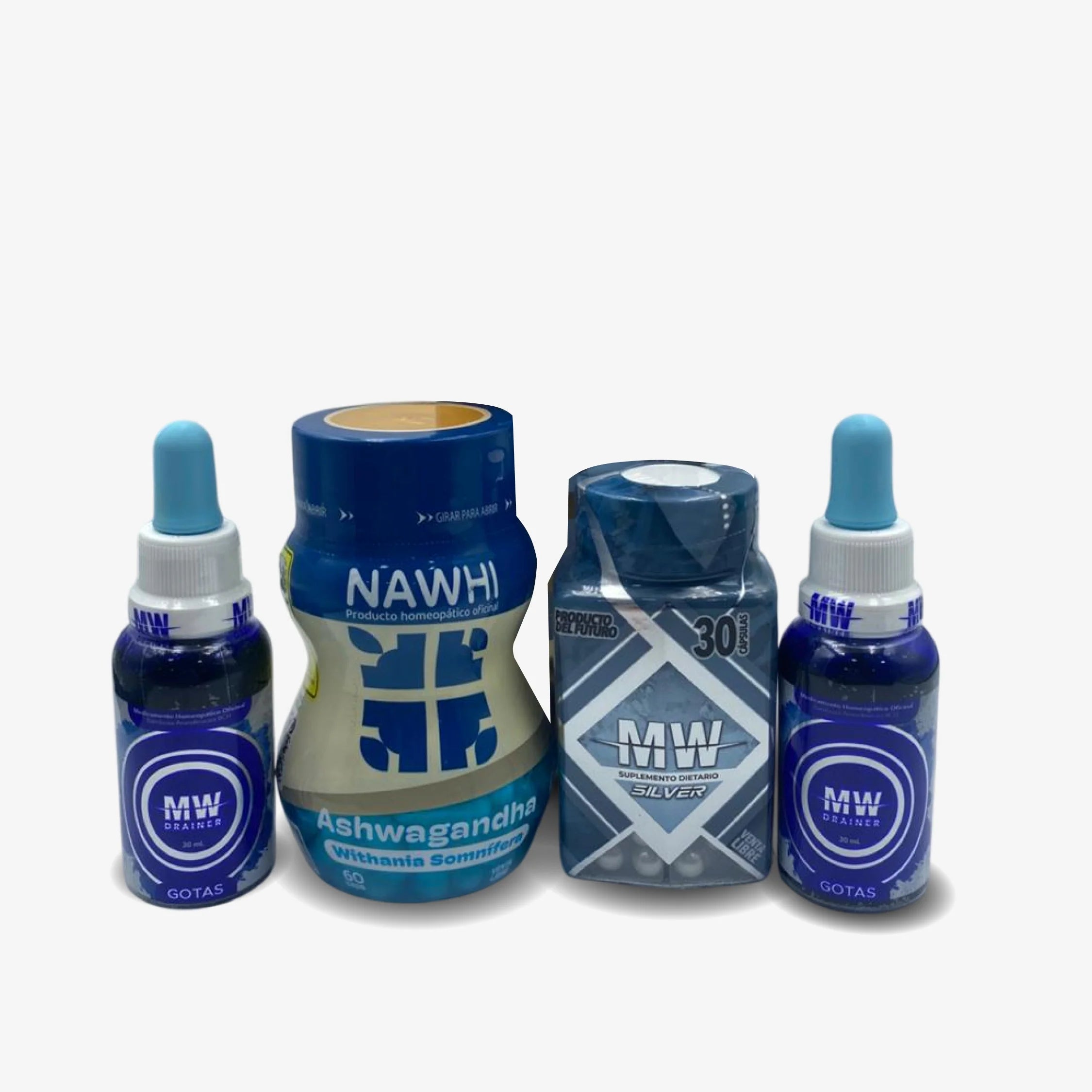 MW SILVER + 2 DRENADORES + GRATIS ASHWAGANDHA