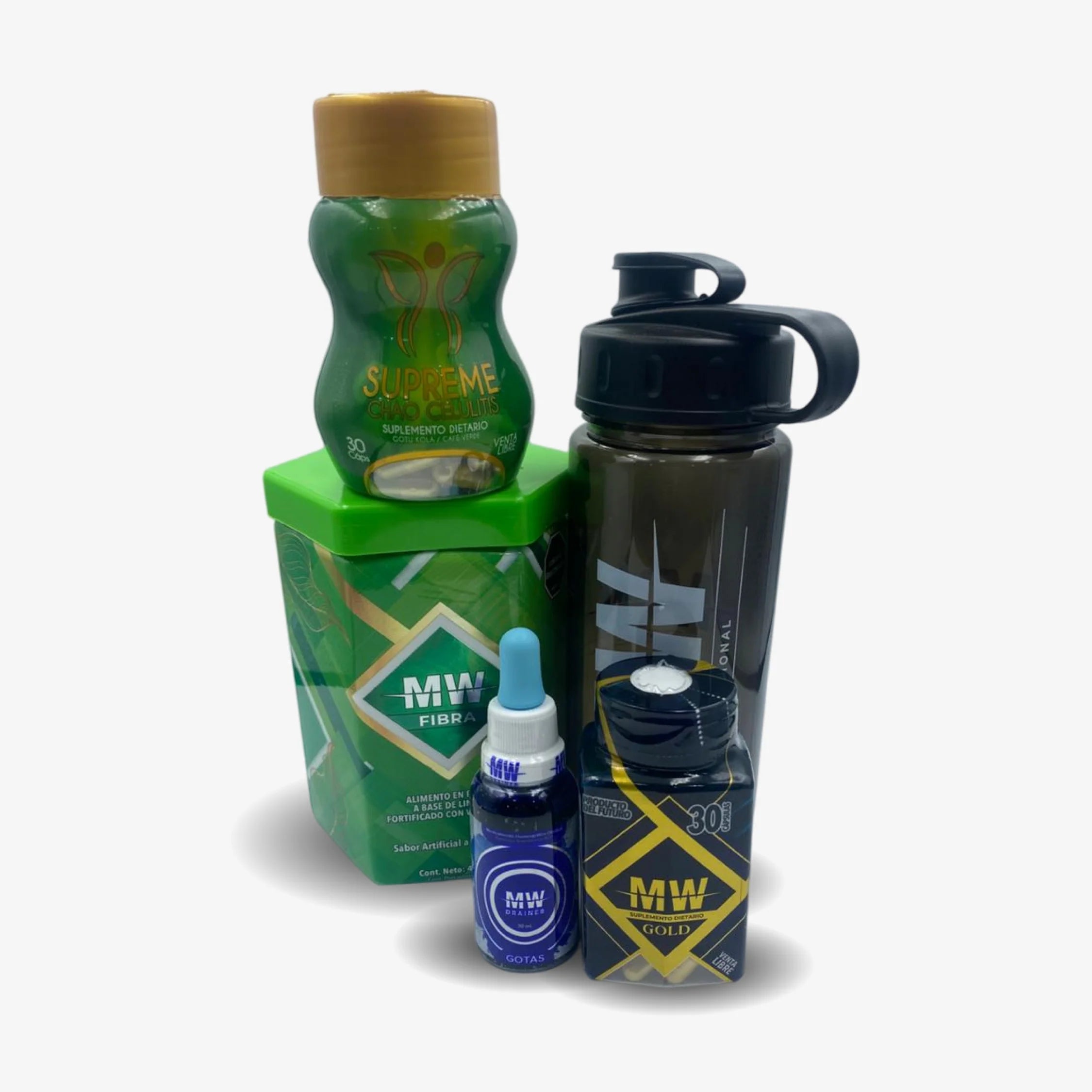 MW GOLD + DRENADOR + FIBRA + GRATIS TERMO Y CHAO SUPREME