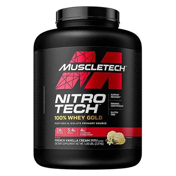 Nitro Tech Whey Gold 5 Libras Muscletech - ELITE NUTRITION