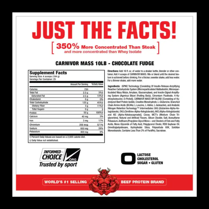 Carnivor 10 Lb Musclemeds