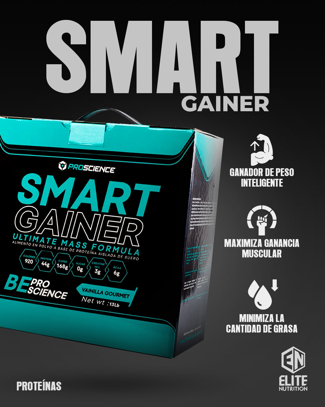 Smart Gainer 13 lbs Hipercalórica Proscience