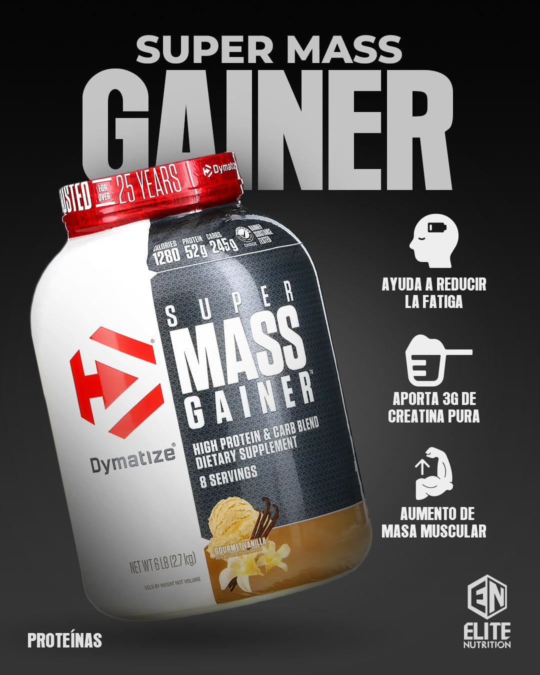 DYMATIZE SUPER MASS GAINER 6LB